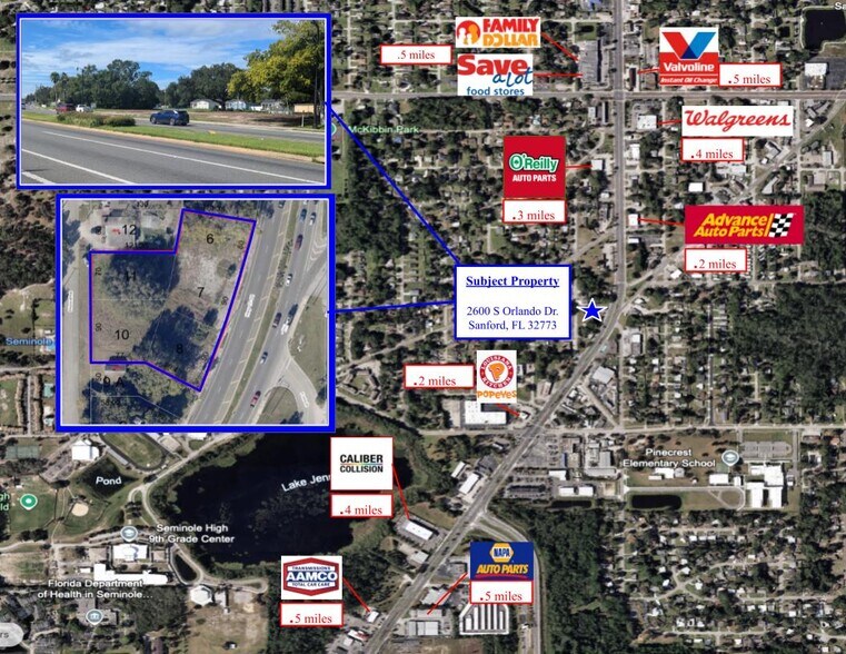 More Photos Of 2600 S Orlando Dr, Sanford Land For Lease