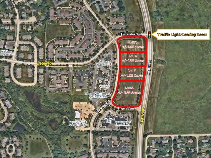 Primary Photo Of 1501 Carlemont Dr, Crystal Lake Land For Sale