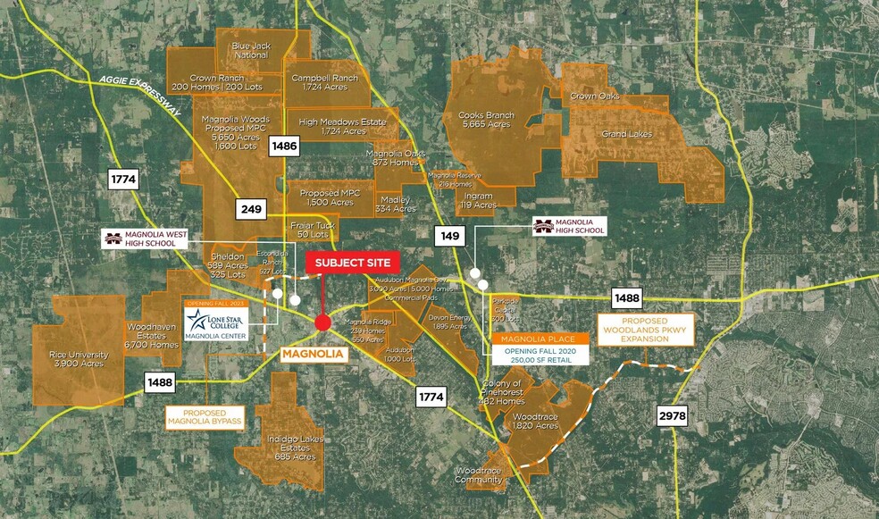 More Photos Of 18535 FM 1488 Rd, Magnolia General Retail For Lease