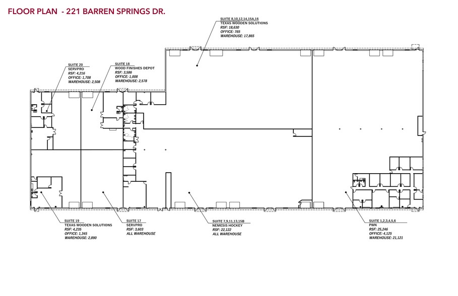 More Photos Of 221 Barren Springs Dr, Houston Unknown For Lease