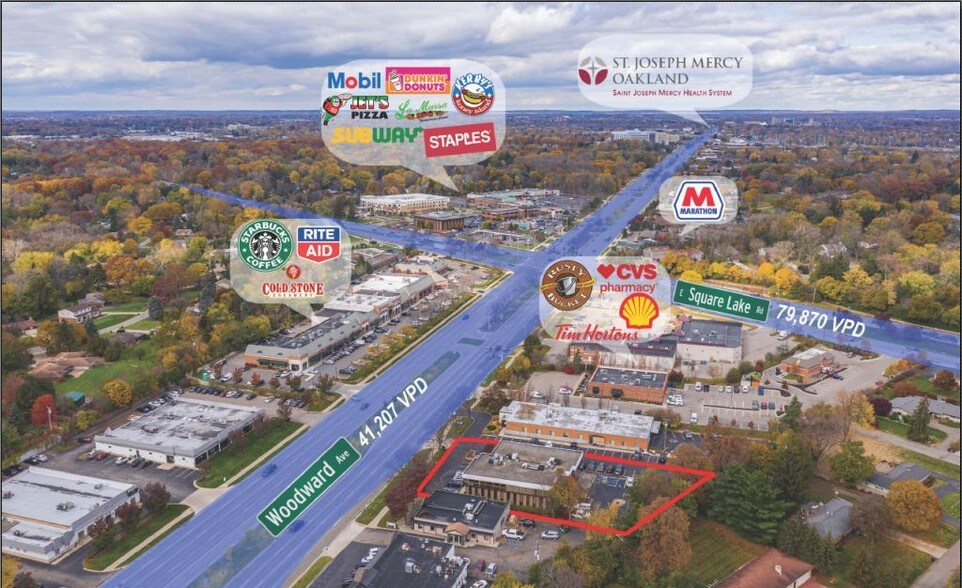 More Photos Of 42690 Woodward Ave, Bloomfield Hills Office For Lease