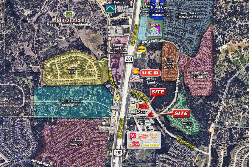 Primary Photo Of SEQ of US Highway 281 & Bulverde Rd & Larson Rd, San Antonio Land For Sale