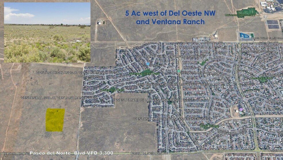 Primary Photo Of 9999 Paradise W, Los Ranchos De Abq Land For Sale