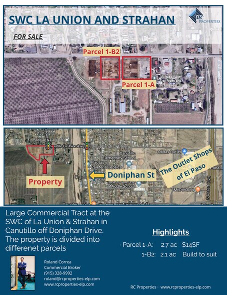Primary Photo Of SWC La Union & Strahan Rd, Canutillo Land For Sale