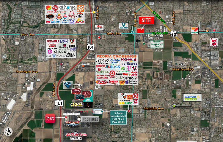 Primary Photo Of NEC 83rd Avenue & Olive Ave, Peoria Land For Lease