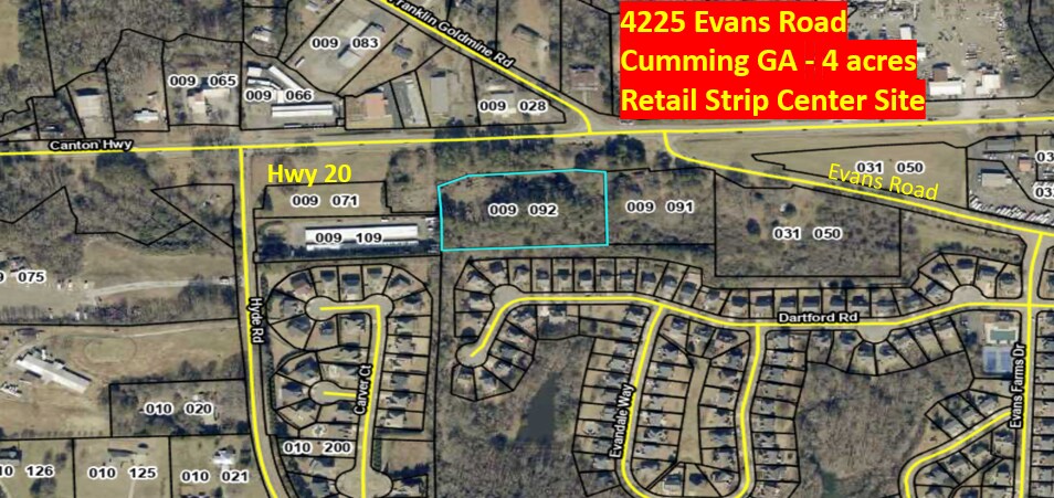 Primary Photo Of 4225 Evans Rd, Cumming Land For Sale