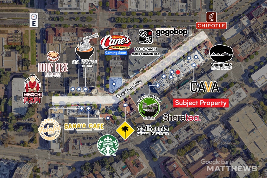 More Photos Of 1061-1071 Broxton Ave, Los Angeles Storefront Retail Office For Lease