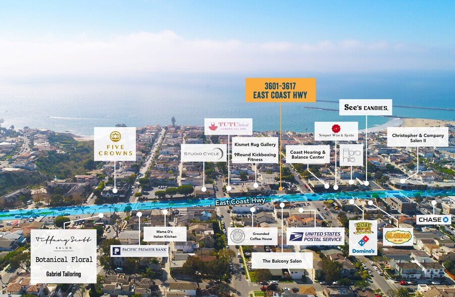 More Photos Of 3601-3617 E Coast Hwy, Corona Del Mar Unknown For Lease
