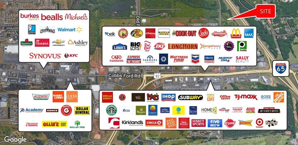 More Photos Of Bass Pro Blvd @ Rocky Mountain Rd, Prattville Land For Sale