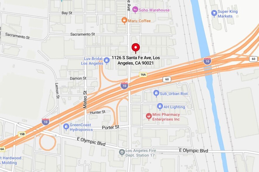 More Photos Of 1126 S Santa Fe Ave, Los Angeles Warehouse For Lease