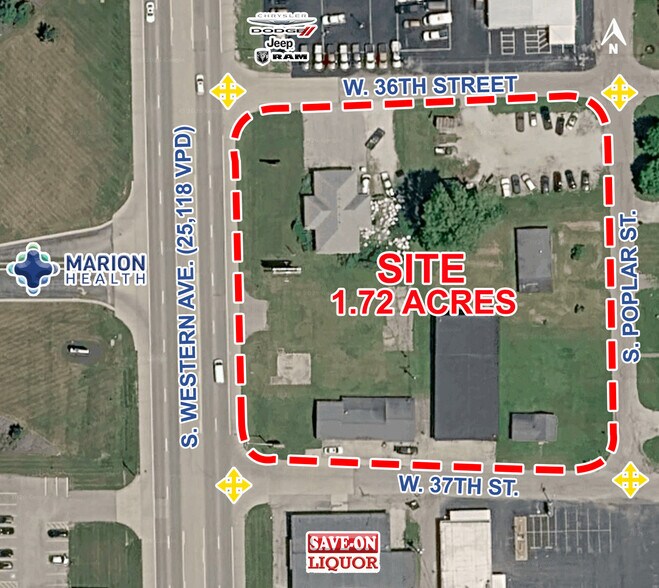 Primary Photo Of 3601 S Western Ave, Marion Land For Lease