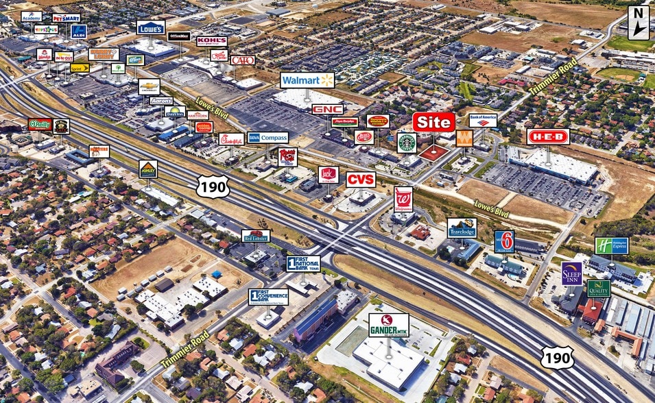 More Photos Of 2602 Trimmier Rd, Killeen Freestanding For Lease