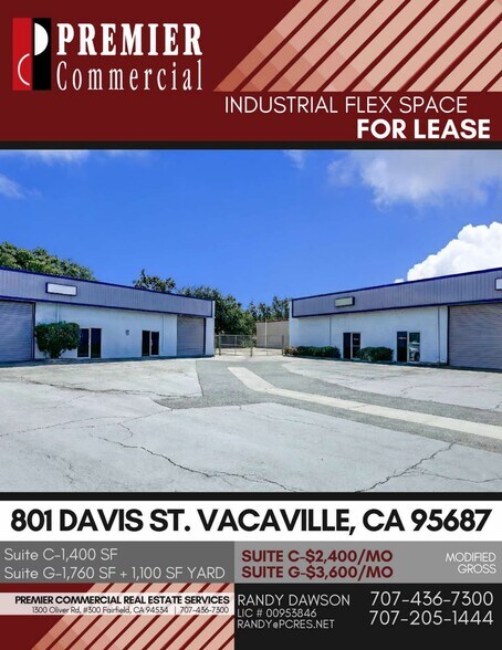 More Photos Of 801 Davis St, Vacaville Warehouse For Lease