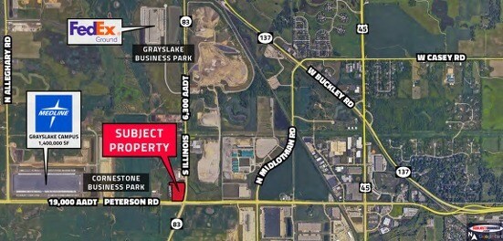 Primary Photo Of Peterson Road, Grayslake Land For Sale