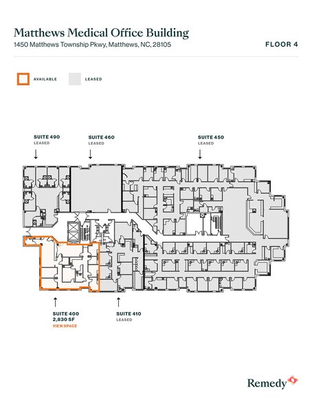 More Photos Of 1450 Matthews Township Pky, Matthews Medical For Lease