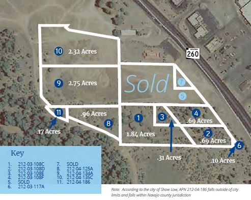 More Photos Of 4480-4490 S White Mountain Rd, Show Low Land For Sale