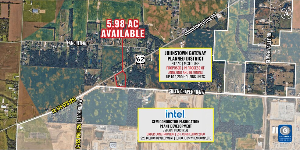 Primary Photo Of 13703 Johnstown Utica Rd, Johnstown Land For Lease