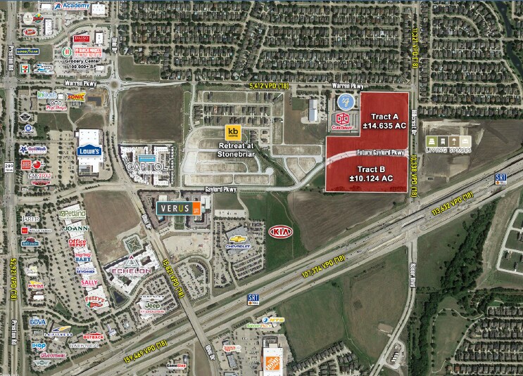 Primary Photo Of Hillcrest Drive And Warren Parkway Frisco Tx, Frisco Land For Sale