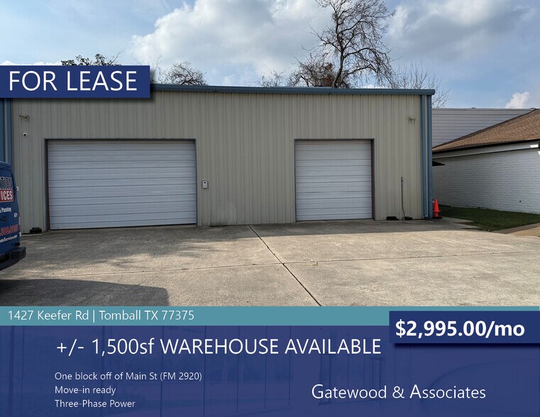 Primary Photo Of 1427 Keefer Rd, Tomball Office For Lease