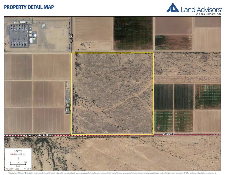 Primary Photo Of Nec Vail Road & Kleck Rd, Coolidge Land For Sale