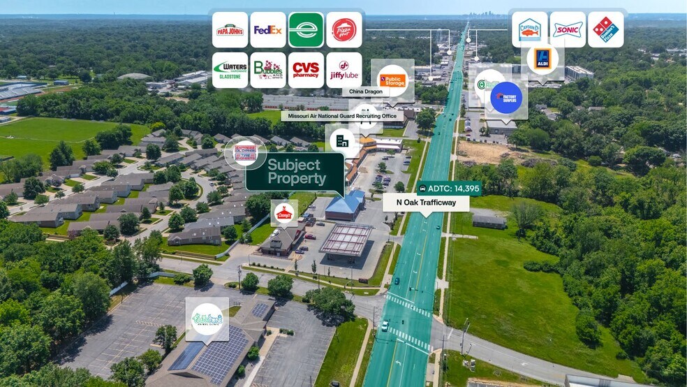 More Photos Of 7841 N Oak Trfy, Kansas City General Retail For Sale