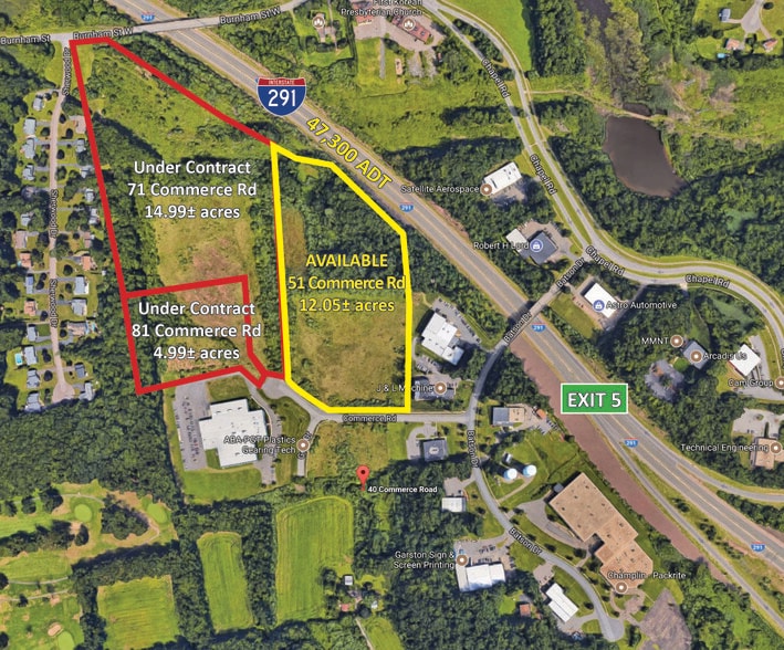 Primary Photo Of 51 Commerce Rd, Manchester Land For Sale