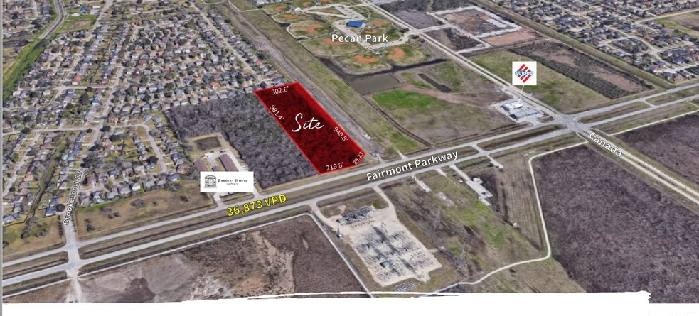 Primary Photo Of Fairmont Parkway & Canada Rd, La Porte Land For Sale