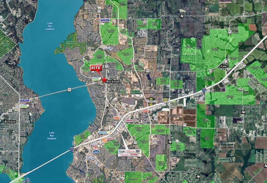 More Photos Of NWC of Alamo & Rusk, Rockwall Restaurant For Sale