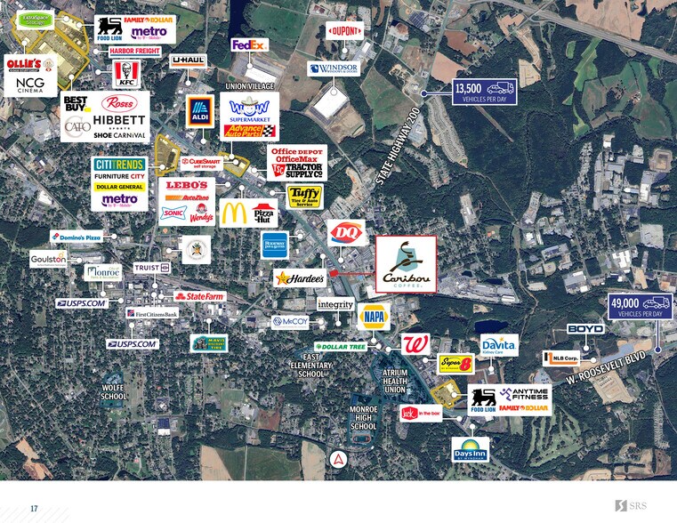 More Photos Of 301 W Roosevelt Blvd, Monroe Freestanding For Sale