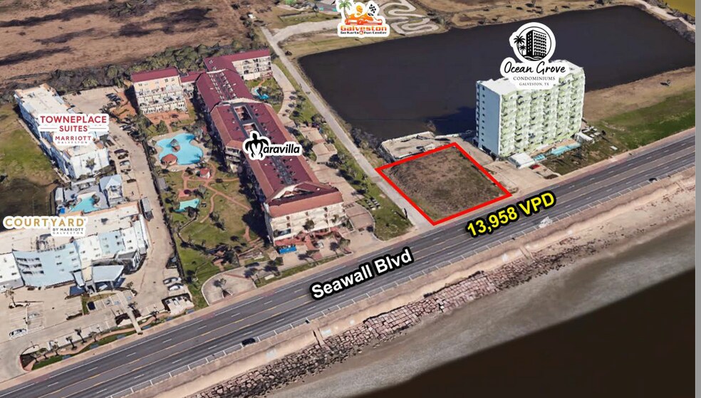 Primary Photo Of 9510 Seawall Blvd, Galveston Land For Sale