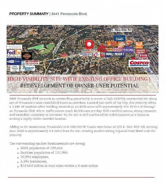 More Photos Of 8441 Pensacola Blvd, Pensacola Auto Dealership For Sale