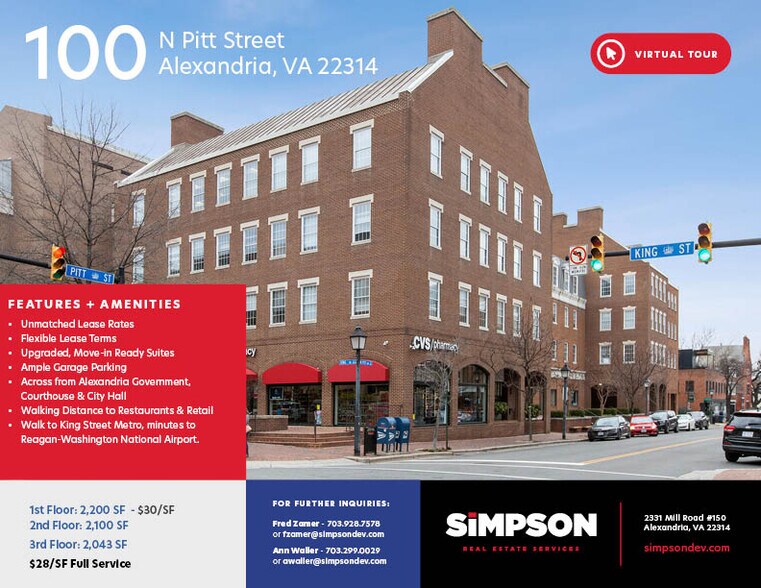 Primary Photo Of 100 N Pitt St, Alexandria Office For Lease