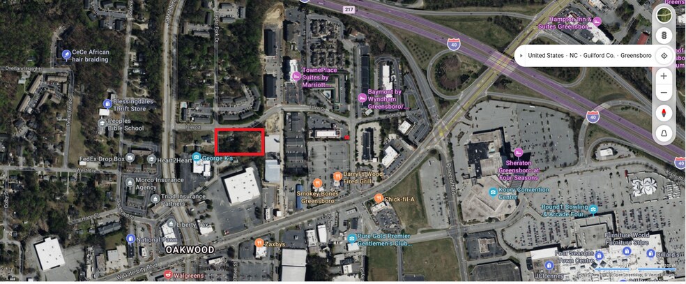 Primary Photo Of 2013-2015 Cedar Fork Dr, Greensboro Land For Sale