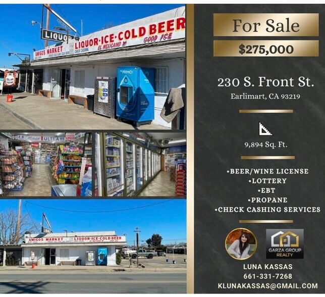 More Photos Of 230 Front St, Earlimart Convenience Store For Sale