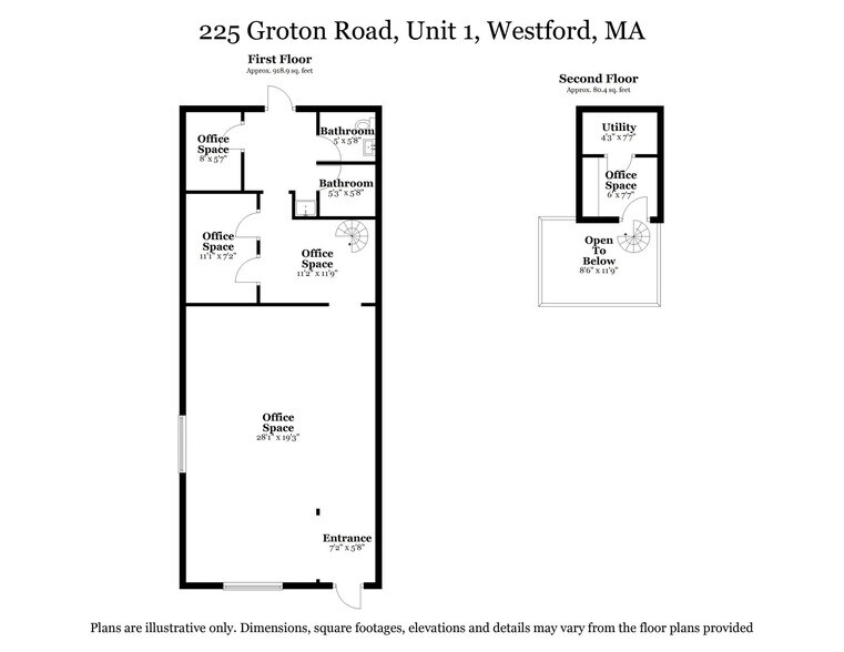 More Photos Of 225 Groton Rd, Westford Storefront Retail Office For Lease