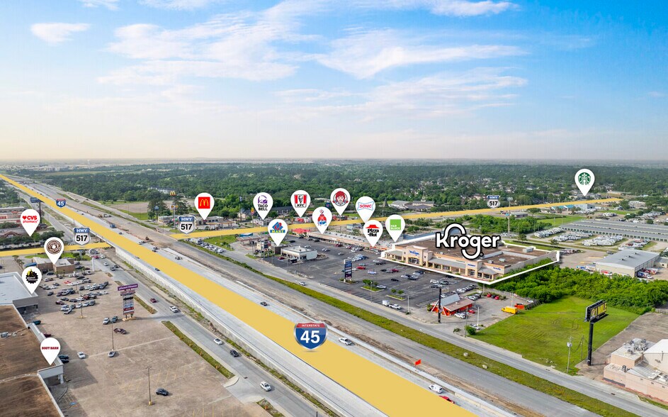 More Photos Of 3400-3410 Gulf Freeway, Dickinson Unknown For Lease