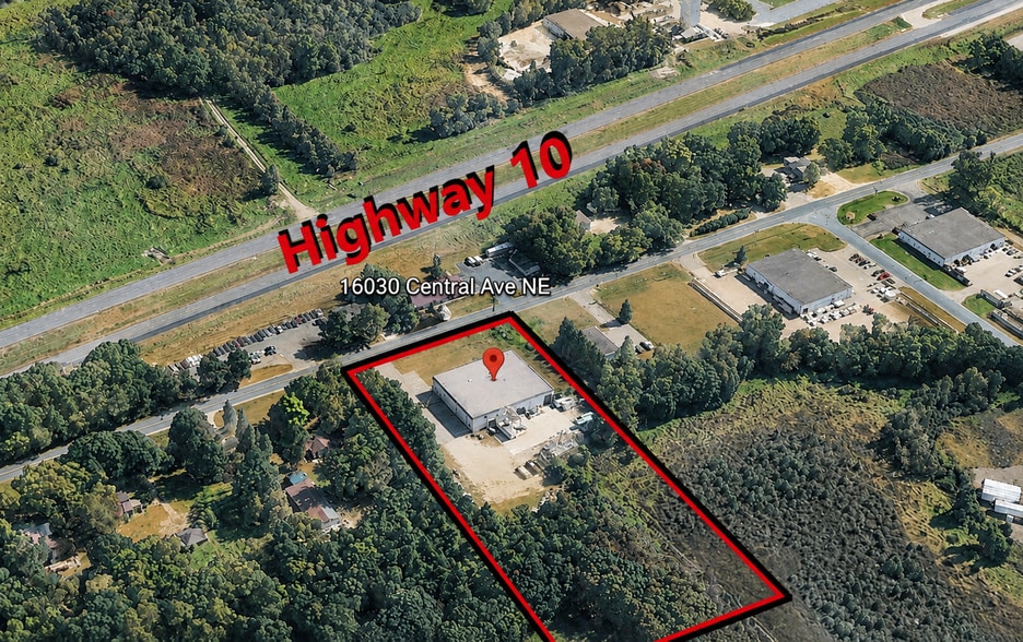 Primary Photo Of 16030 NE Central Ave, Ham Lake Manufacturing For Sale