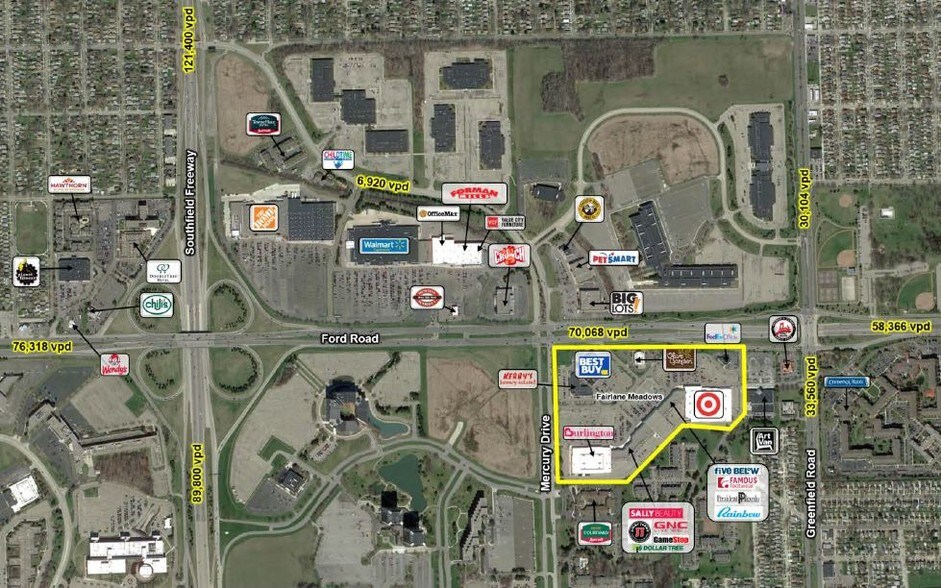 More Photos Of 16001-16201 Ford Rd, Dearborn Storefront For Lease