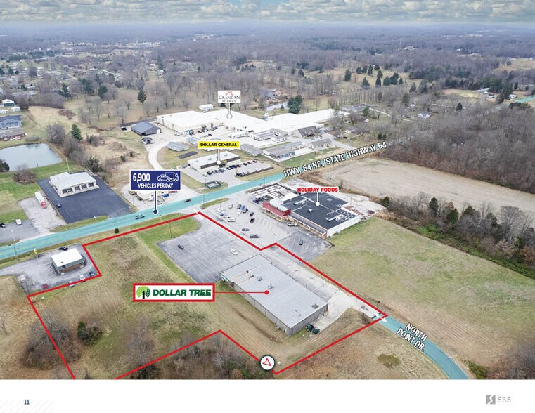 More Photos Of 1470 Highway 64 NE, New Salisbury Freestanding For Sale