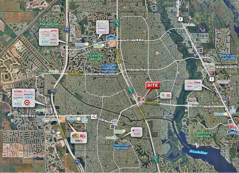 Primary Photo Of 247-295 SW Port St Lucie Blvd, Port Saint Lucie General Retail For Lease