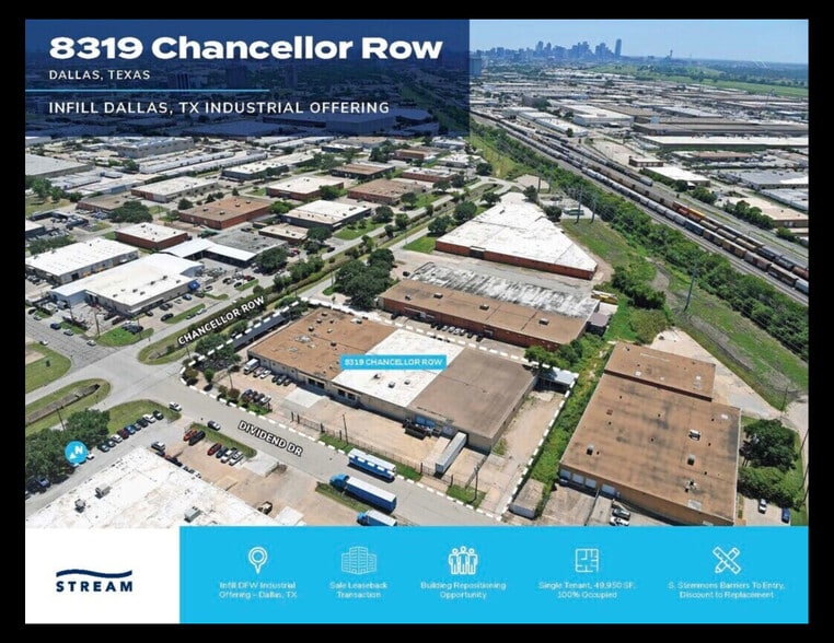Primary Photo Of 8319 Chancellor Row, Dallas Warehouse For Sale