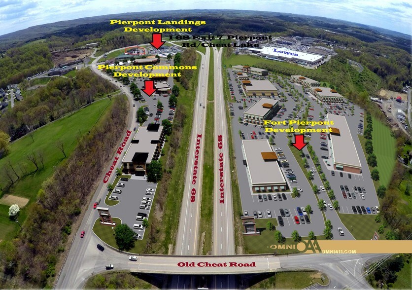 More Photos Of 1100 Fort Pierpont Dr, Morgantown General Retail For Lease