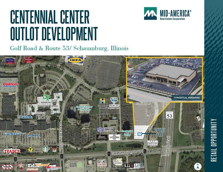 Primary Photo Of 1900 E Golf Rd, Schaumburg Restaurant For Lease