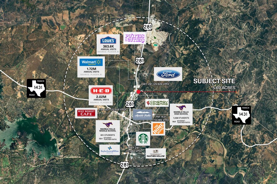 More Photos Of 569 W Oak Ridge Dr, Marble Falls Land For Sale