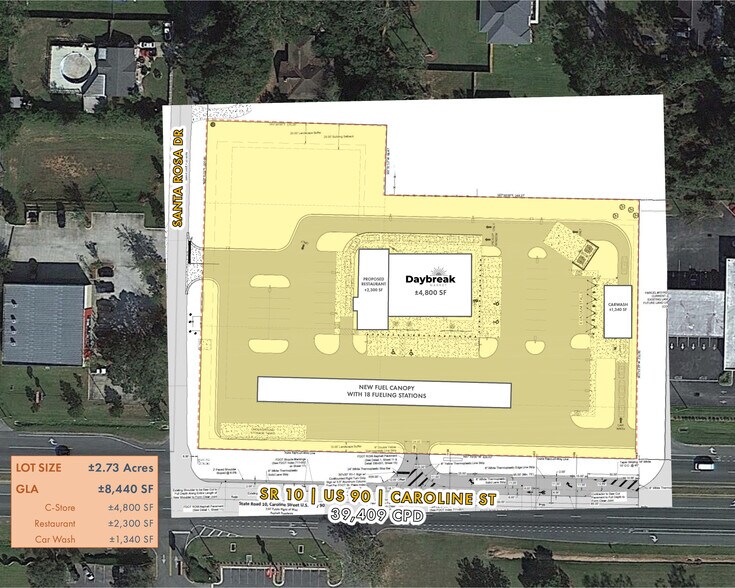 More Photos Of 4540 Us-90, Pace Service Station For Sale