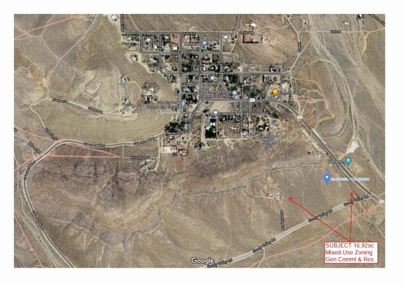 Primary Photo Of SR-161 & Sandy Valley Rd intersection, Goodsprings Land For Sale