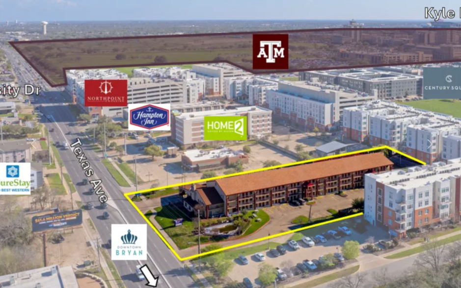 Primary Photo Of 104 Texas Ave S, College Station Hotel For Sale