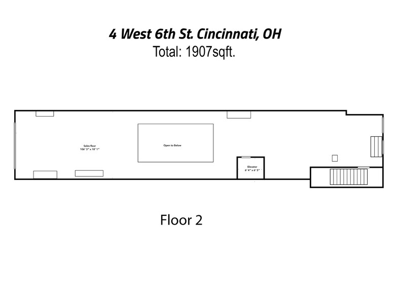 More Photos Of 6 W 4th St, Cincinnati Storefront Retail Office For Sale