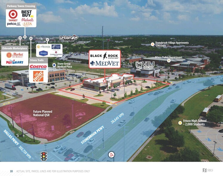 More Photos Of 7030 Stonebrook Pky, Frisco Storefront For Sale