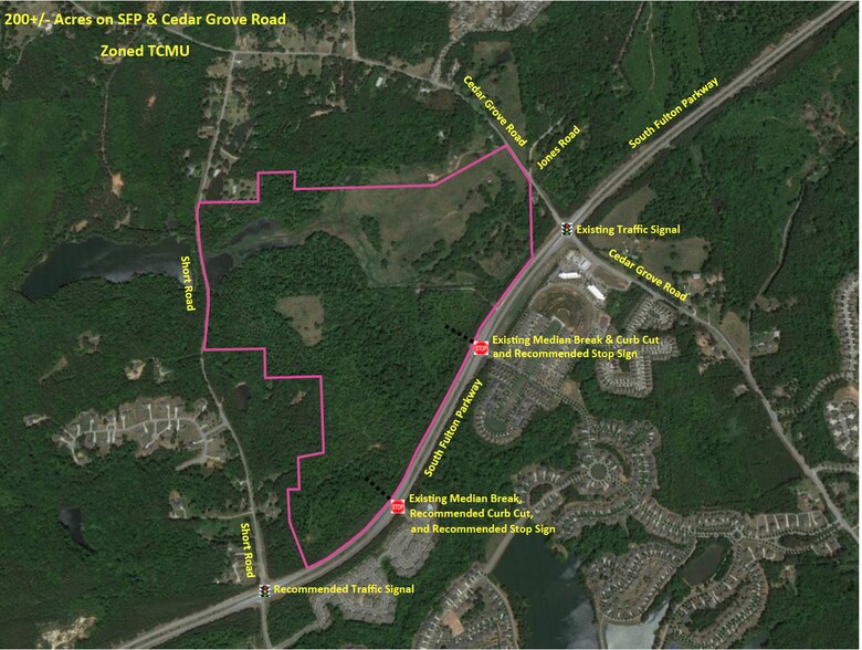 Primary Photo Of 7840 Cedar Grove Rd, Fairburn Land For Sale